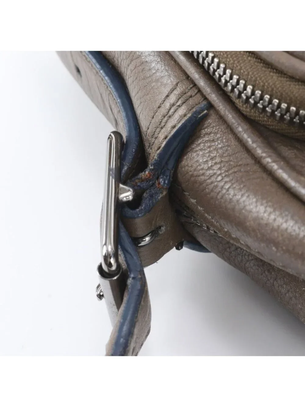 Louis Vuitton Cuir Bequia Trotteur Leather Shoulder Bag Crossbody Messenger